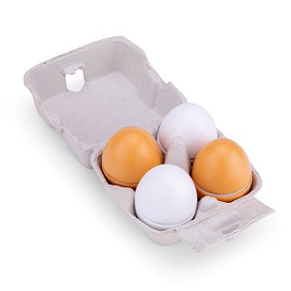 New Classic Toys - Wooden Eggs - 4 pieces